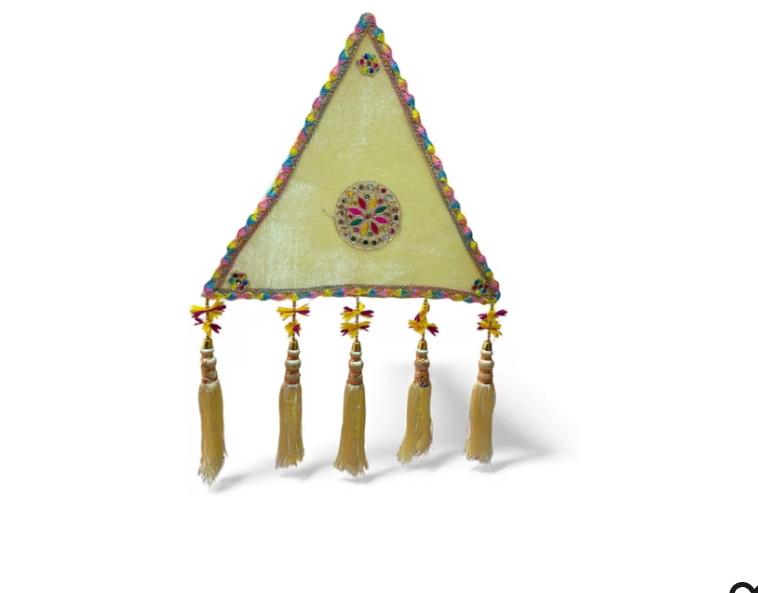 Tikona Velvet Hanging with Tassels (Pack of 10)