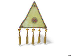 Tikona Velvet Hanging with Tassels (Pack of 10)