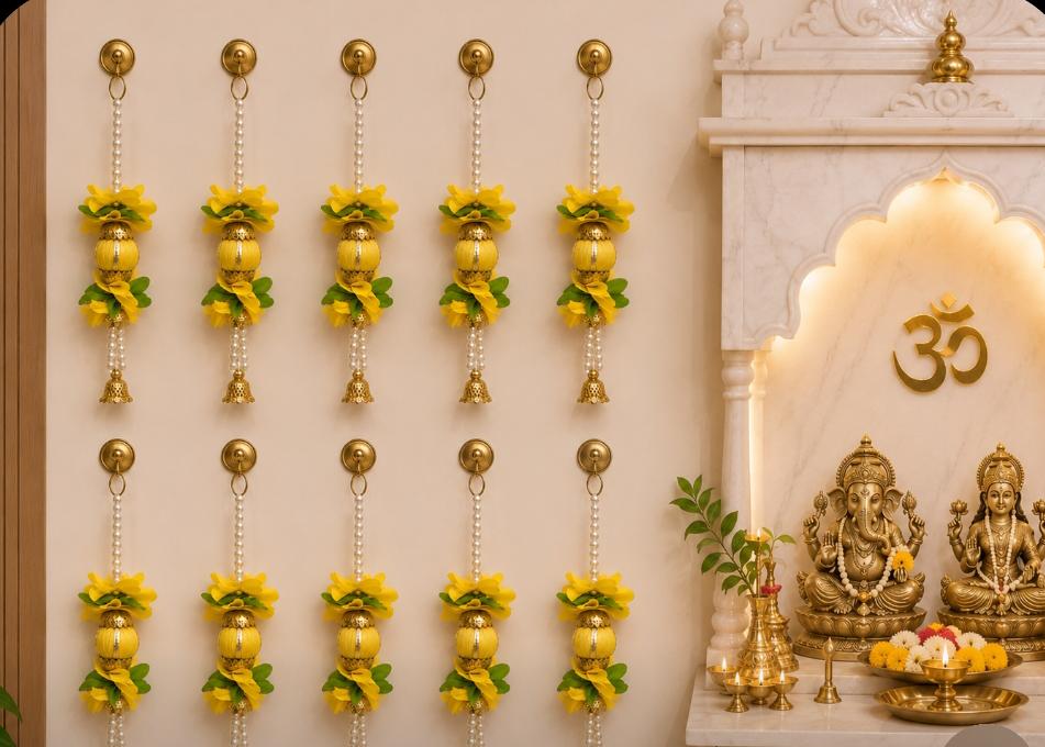 Handmade Floral Door Hanging Toran Wall Decor pack of 10