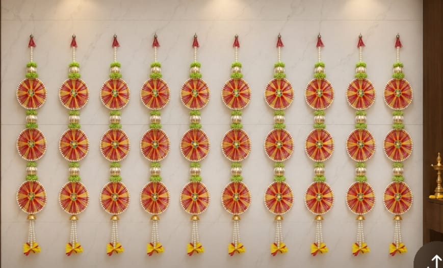 Handmade Decorative Bandhanwar Toran for Home Entrance pack of 10