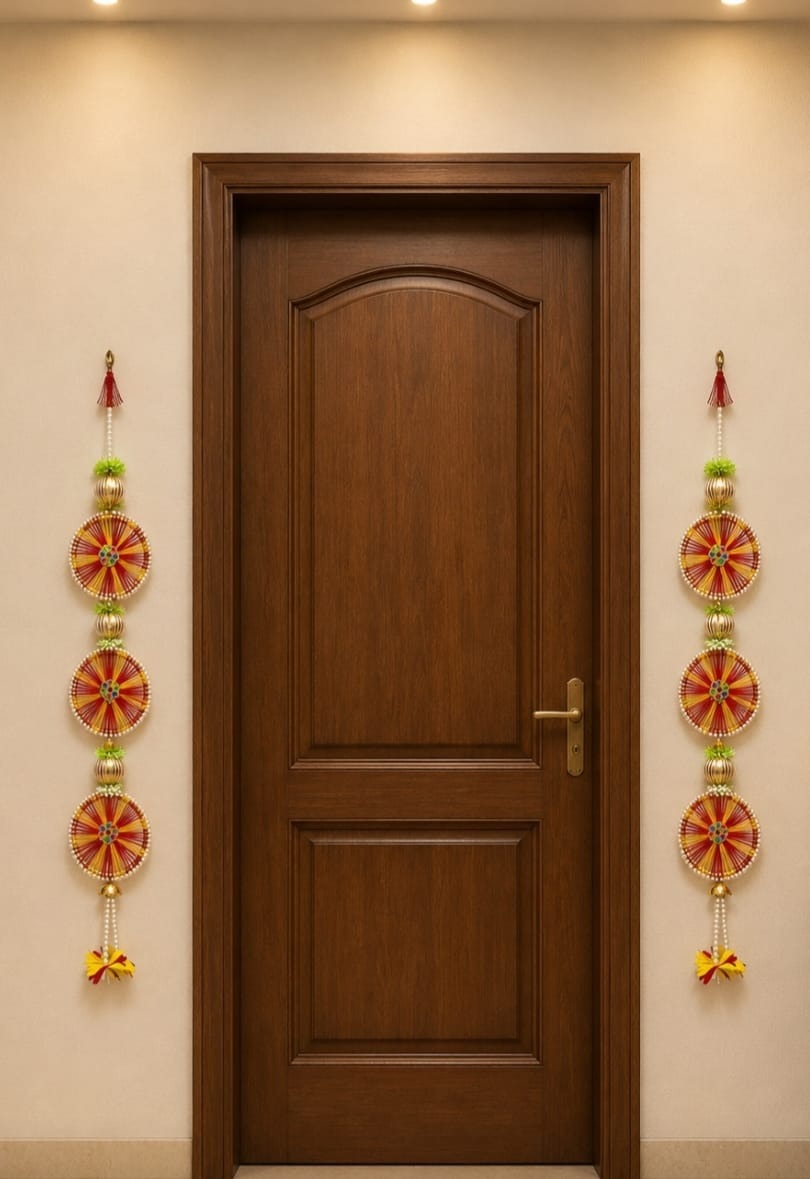 Moli 3 Chakri Decorative Hanging – Traditional Festive Door & Pooja Décor, Pack of 10