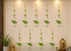Phool Tota Decorative Hanging – Traditional Parrot & Floral Door Décor, Pack of 10