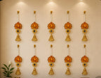 Lotus Hanging Ghanti Pack of 10 – Traditional Decorative Bell for Pooja & Home Décor