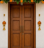 Lotus Hanging Ghanti Pack of 10 – Traditional Decorative Bell for Pooja & Home Décor